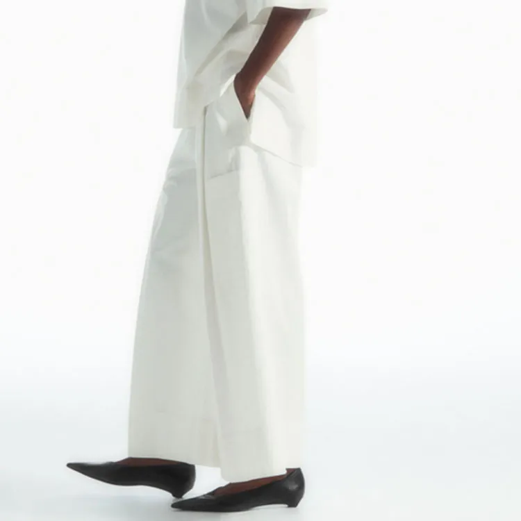 COS Casual Pants Women's White-3