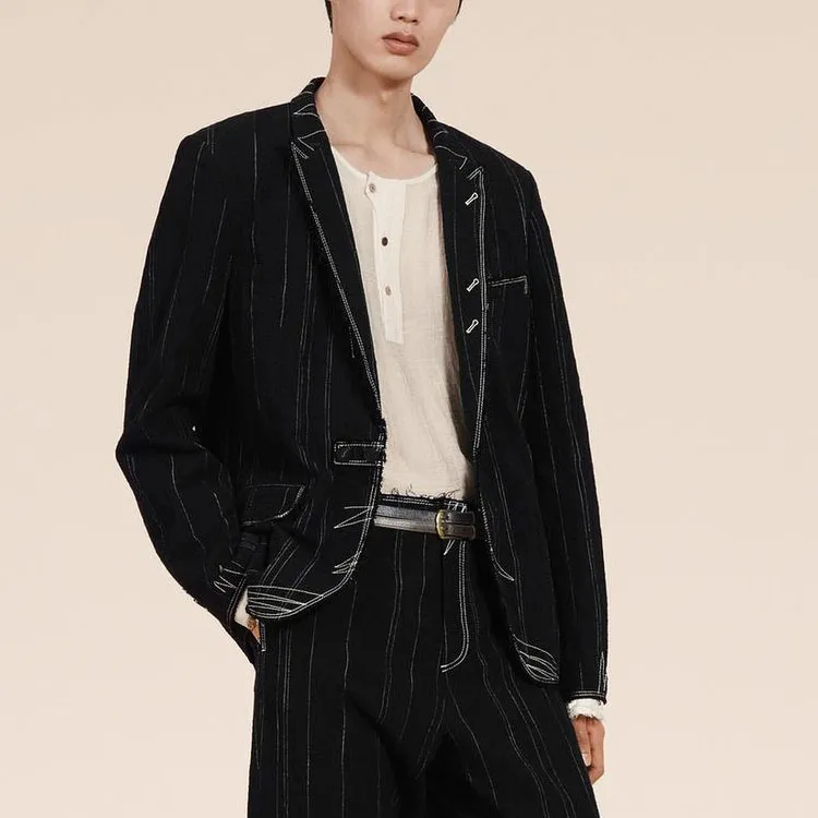 ZARA Business Suits Men Black-1