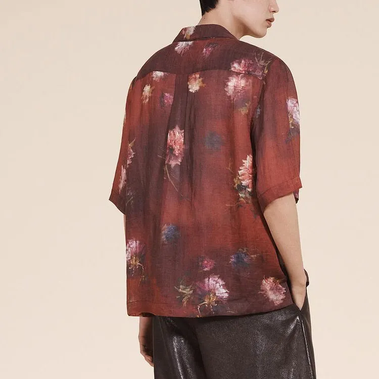 ZARA Shirts Men Red-3