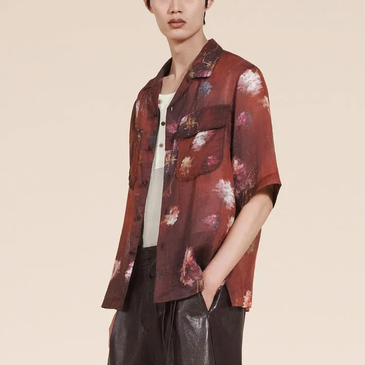 ZARA Shirts Men Red-2