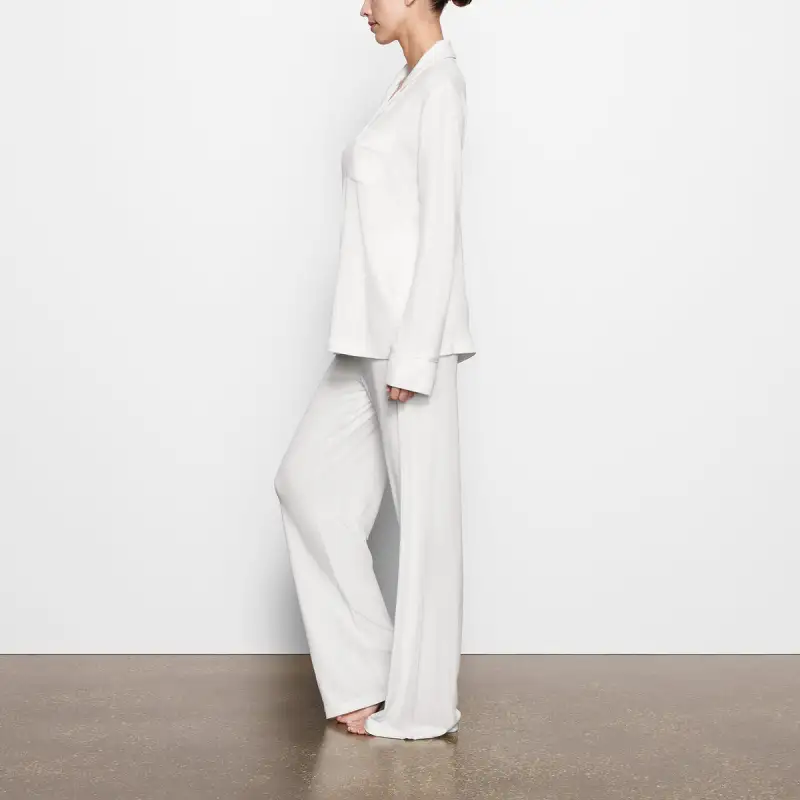 SKIMS SOFT LOUNGE SLEEP SET Pajama Set Women's MARBLE/Marble-3