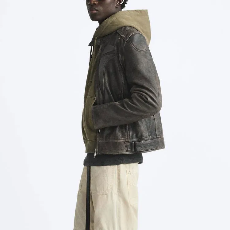 ZARA Jackets Men Gray-2