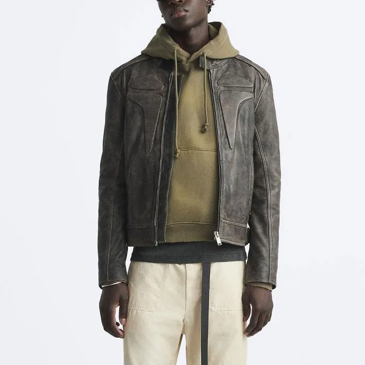 ZARA Jackets Men Gray-1