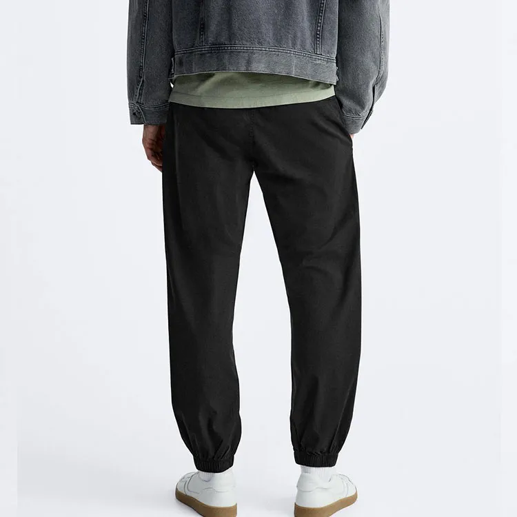ZARA Knitted Sweatpants Men's Black-3