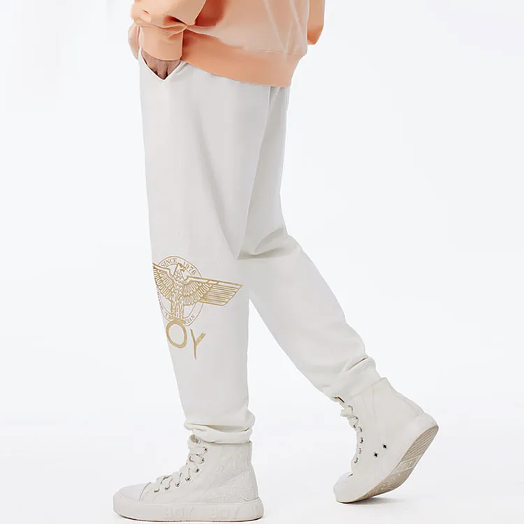 Boy London Casual Pants Unisex White-3
