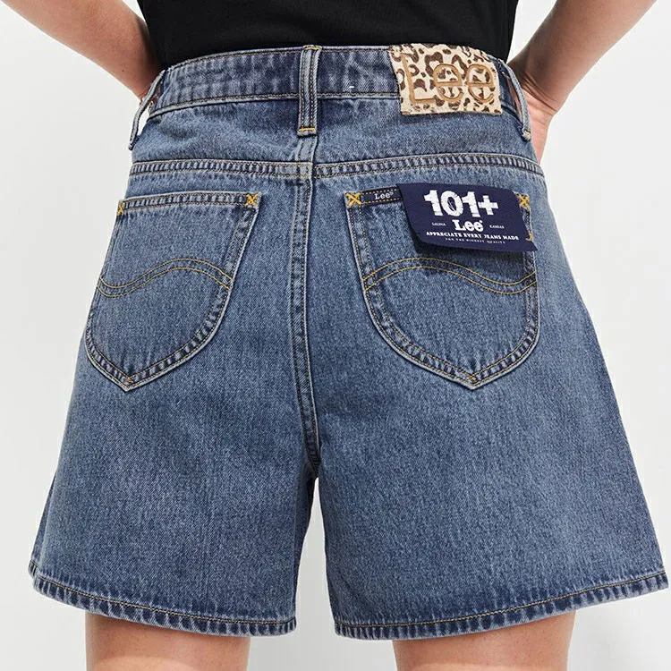 Lee Denim Shorts Women's Medium Blue-2