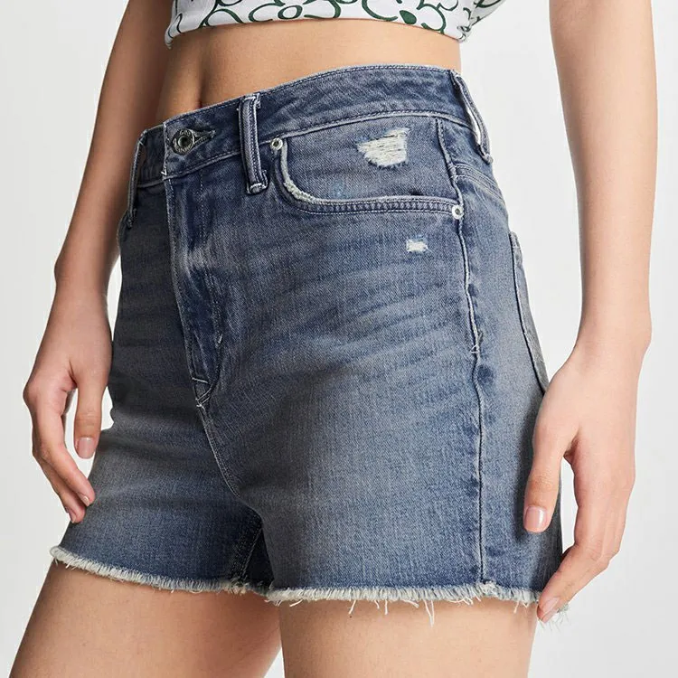 Lee Denim Shorts Women's Medium Blue-3