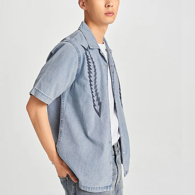 Lee Shirts Men Light Blue-3