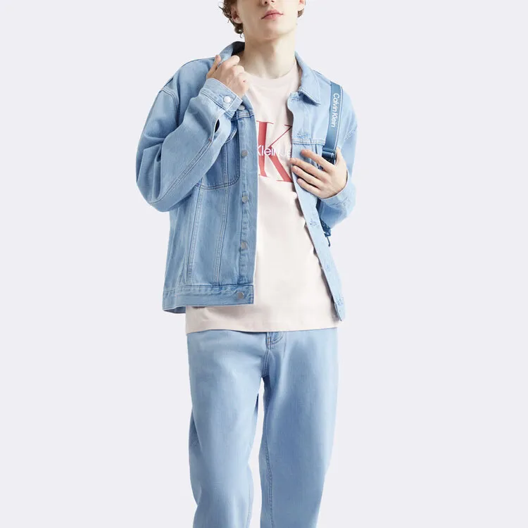 CALVIN KLEIN Denim Jacket Men's Blue-1