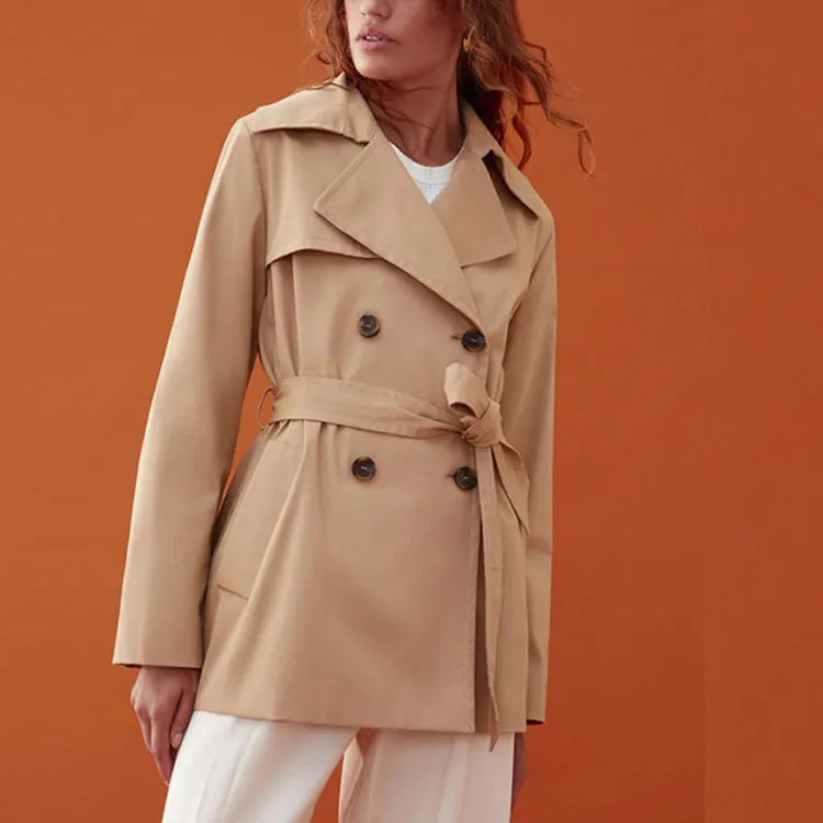 I BLUES SS24 Trench Coat Women's Beige-4
