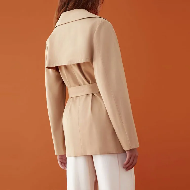 I BLUES SS24 Trench Coat Women's Beige-3