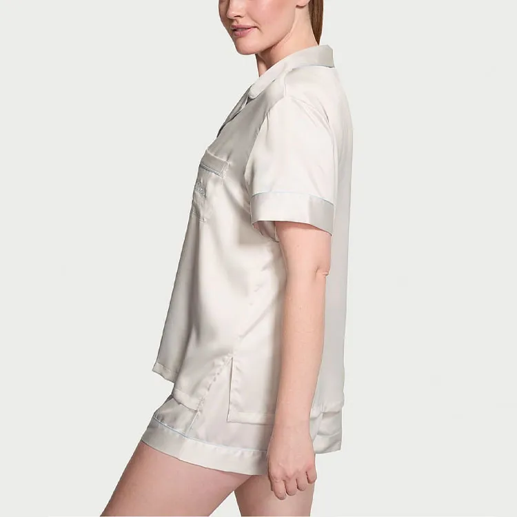 Victoria's Secret Pajama Set Women's White-1