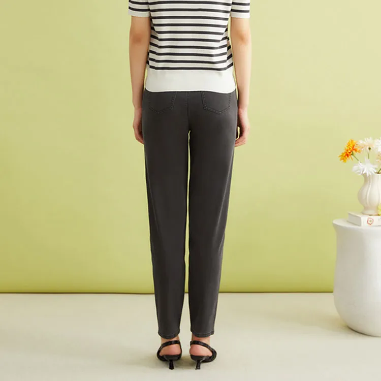 Yiner Jeans Women's Matte Gunmetal-2