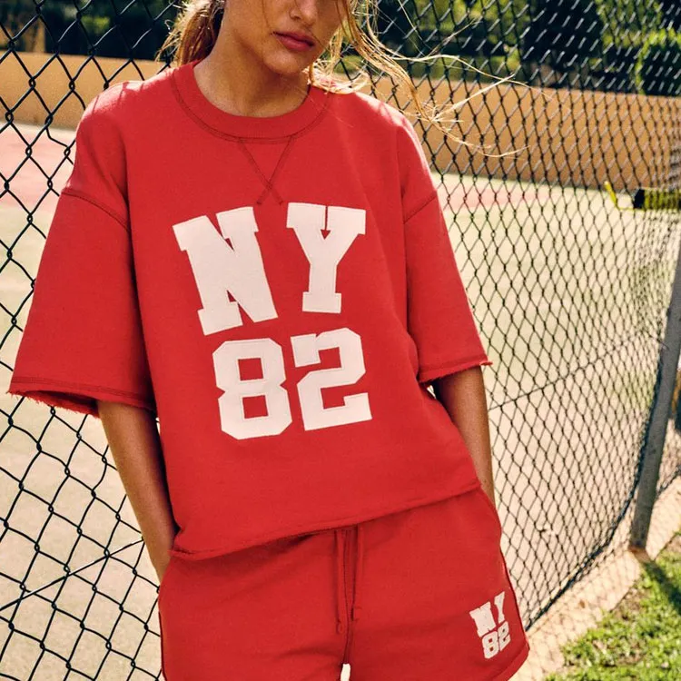 ZARA Sweatshirts Women's Red-2