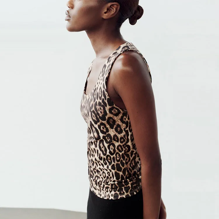 ZARA T-Shirt Women's Leopard Print-3