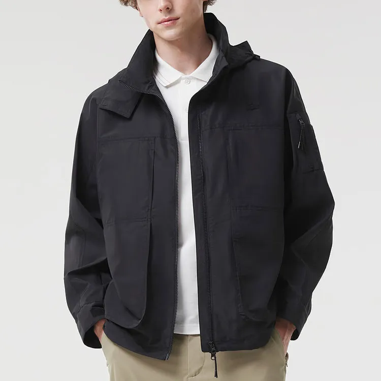 LACOSTE Jackets Coats Men's Black-2