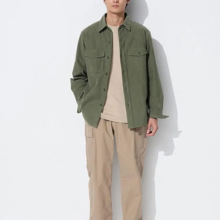 UNIQLO Shirts Unisex Olive-1