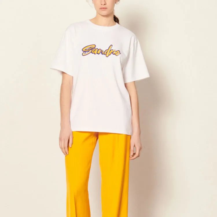 Sandro T Shirts Women's White-1