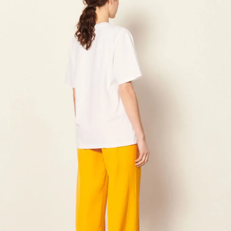Sandro T Shirts Women's White-2