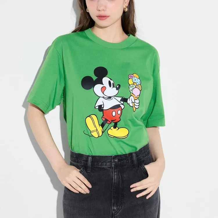 UNIQLO T Shirts Men Green-2
