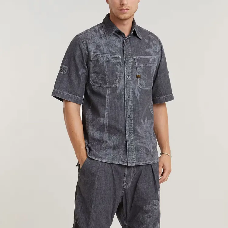 G STAR RAW Shirts Men Gray-1