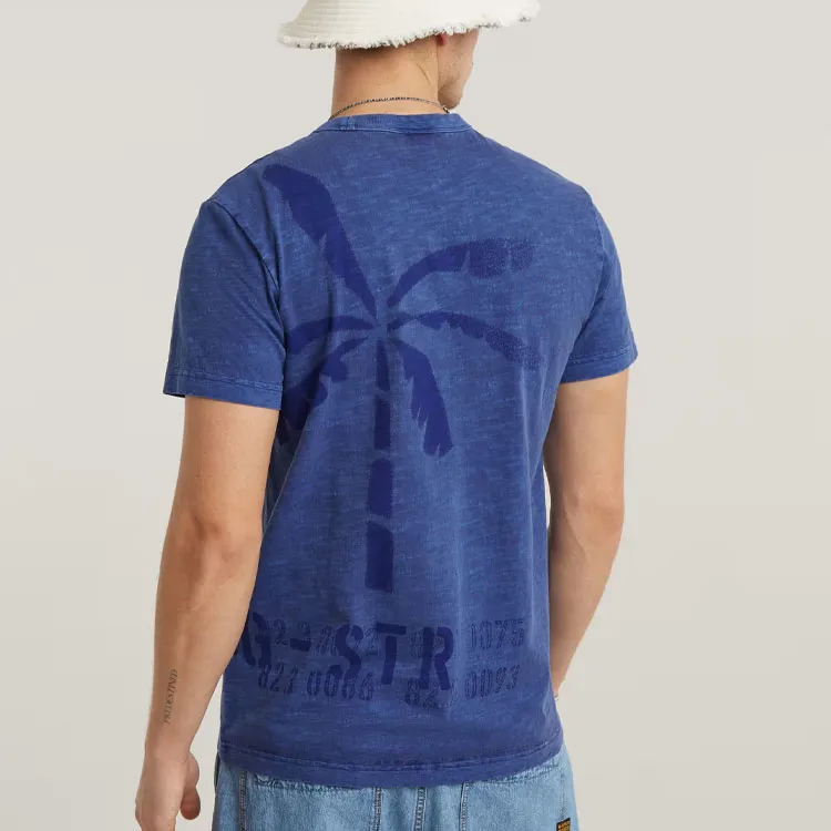 G STAR RAW T Shirts Men Blue-2
