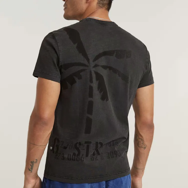 G STAR RAW T Shirt Men's Dark Gray-4