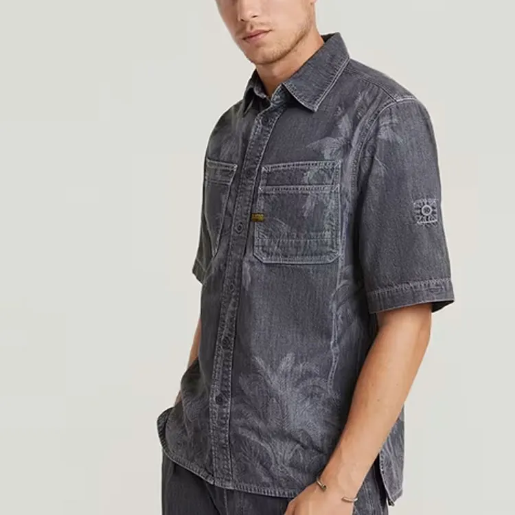 G STAR RAW Shirts Men Gray-3