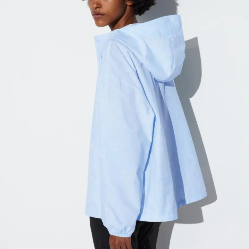 UNIQLO Sun Protection Clothing Women's Flowing Cloud Blue-1