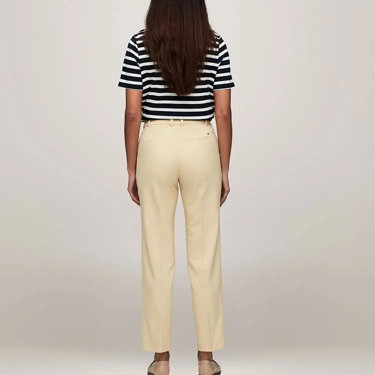 Tommy Hilfiger IM AF CORE SLIM STRAIGHT PANT Casual Pants Women's Beige-3
