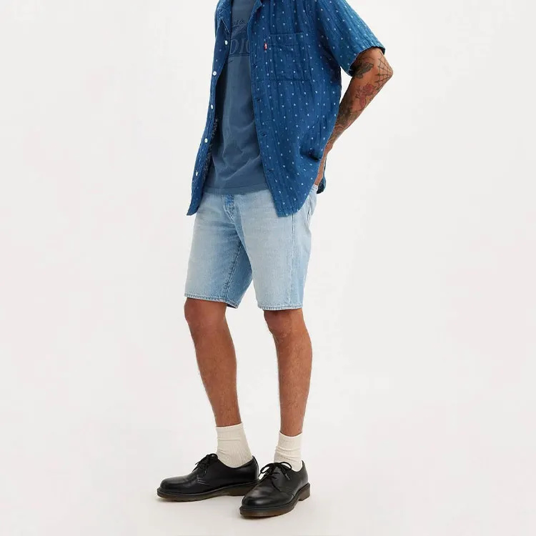 Levis Denim Shorts Men Blue-3
