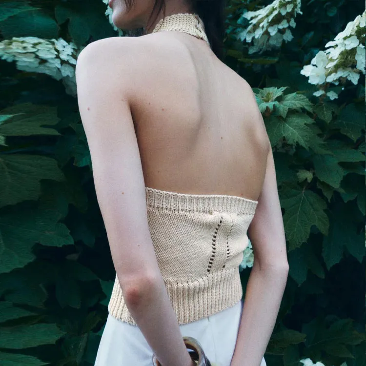 ZARA Tank Top Women's Light Beige-3