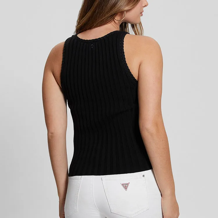 GUESS Tank Tops Women's Black-1