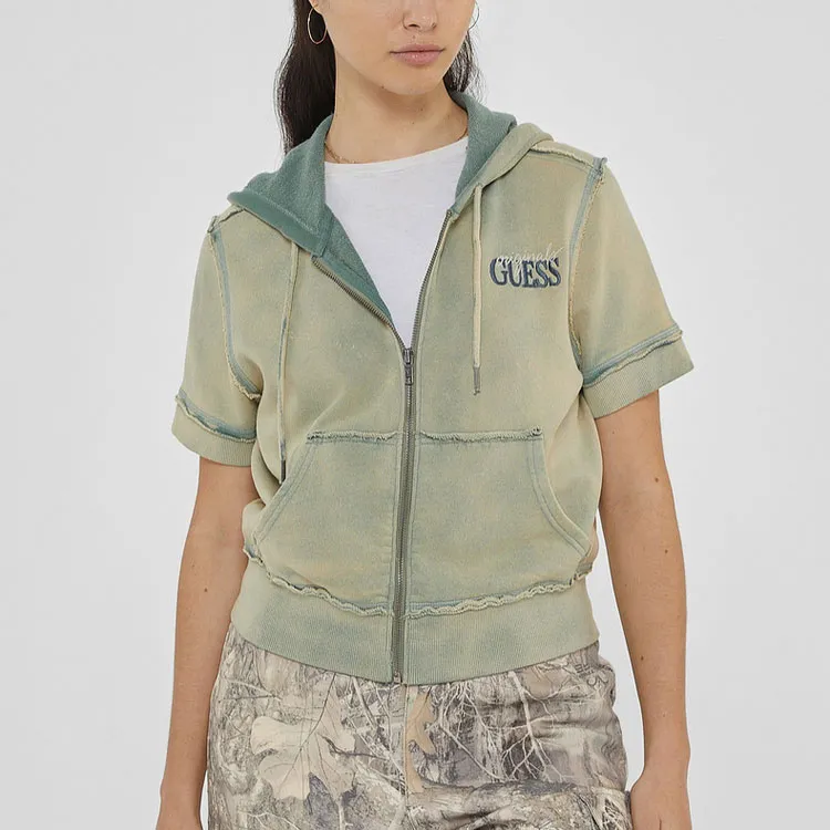 GUESS Jackets Coats Women's Green-1