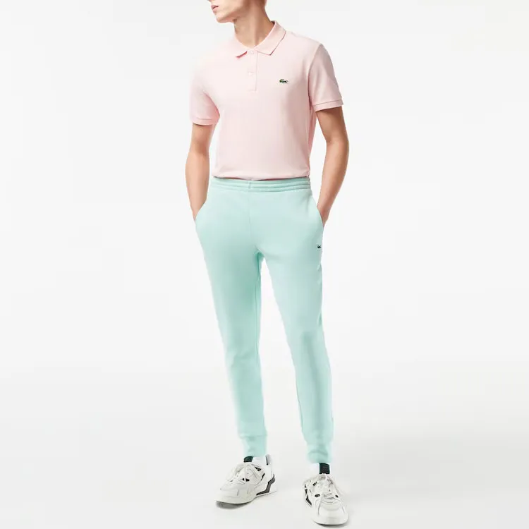LACOSTE Knitted Sports Pants Men's Mint Green Tablets-3