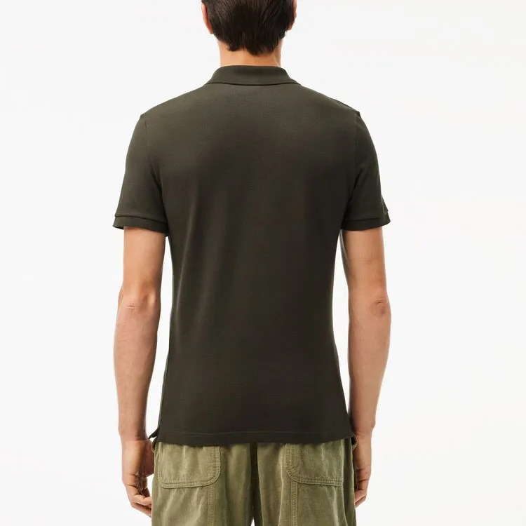 LACOSTE Polo Shirt Men's Khaki Green-2