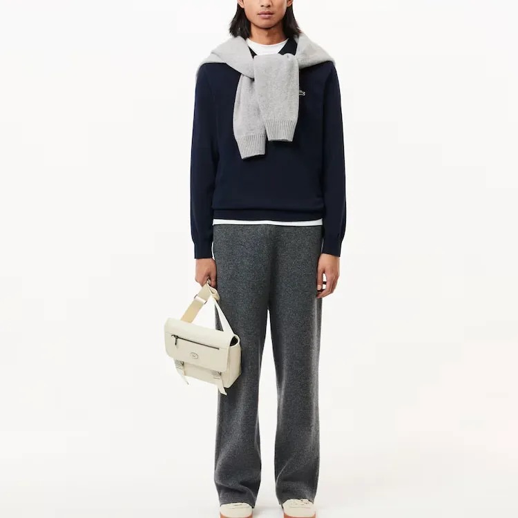 LACOSTE Crocodile patch Sweater-3