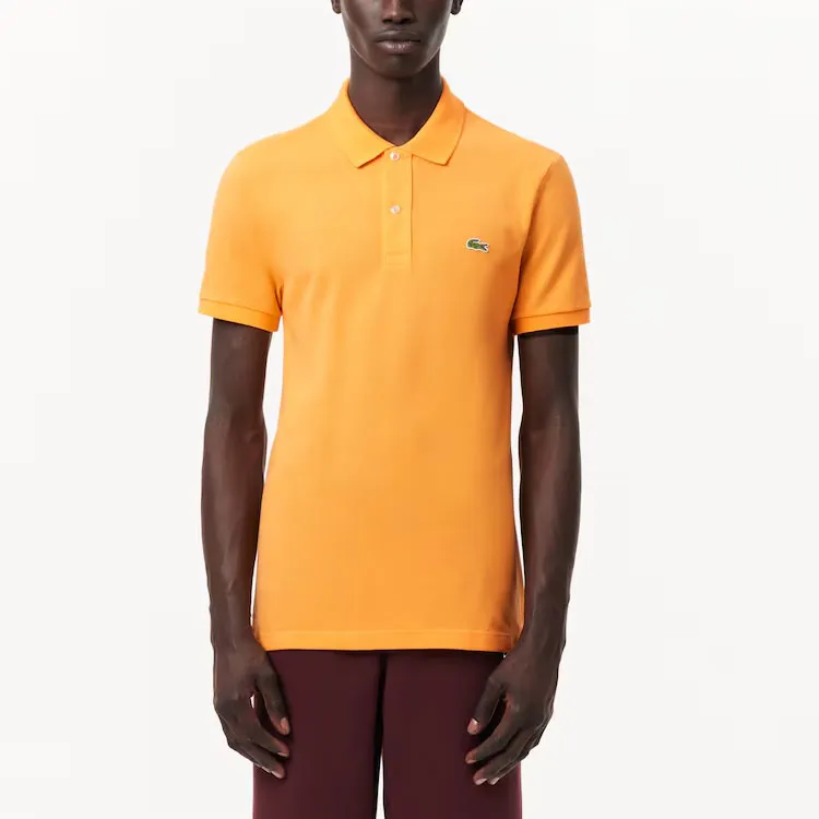 LACOSTE Crocodile patch Polo Shirt-3