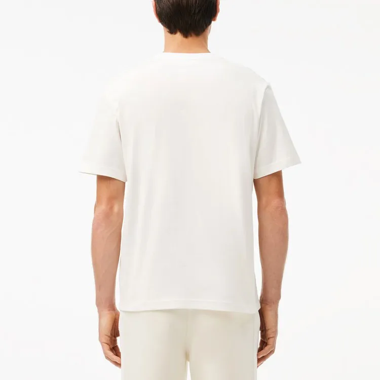 LACOSTE Logo embroidered T shirt-2