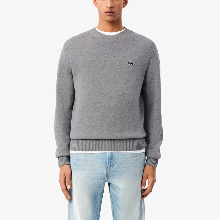LACOSTE Carded wool Crew neck Sweater-2