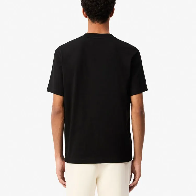 LACOSTE Logo embroidered T shirt-2