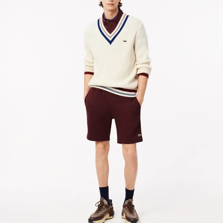 LACOSTE Casual Shorts Men's Bordeaux Red-1