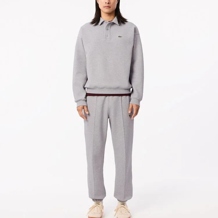 LACOSTE Knitted Sports Pants Men's Gray-2
