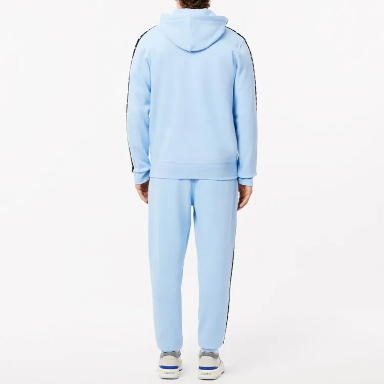 LACOSTE Knitted Sports Pants Men's Light Blue-1