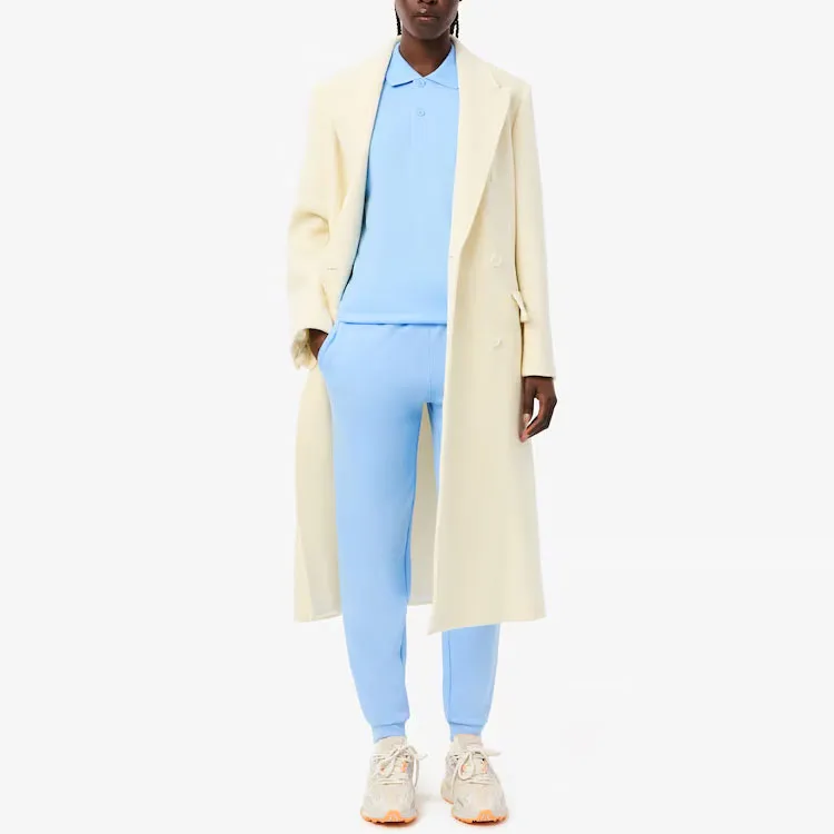 LACOSTE Knitted Sports Pants Unisex Light Blue-1