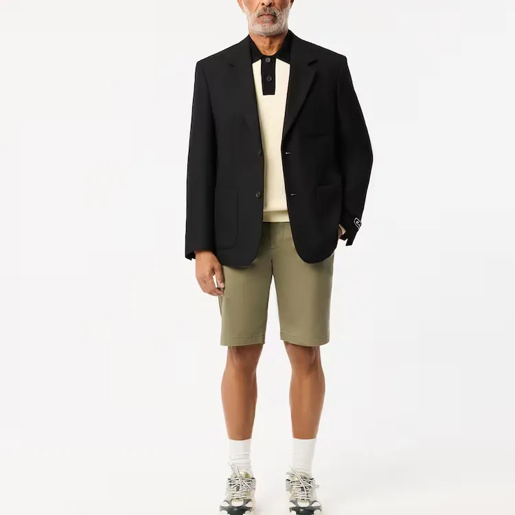 LACOSTE Casual Shorts Men's Khaki Green-2