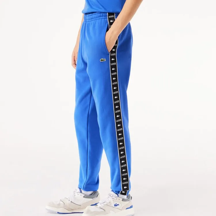 LACOSTE Knitted Sports Pants Men's Sapphire Blue-4