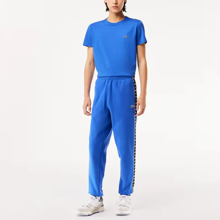 LACOSTE Knitted Sports Pants Men's Sapphire Blue-1