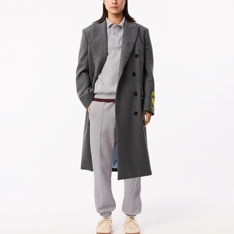 LACOSTE Knitted Sports Pants Men's Gray-1