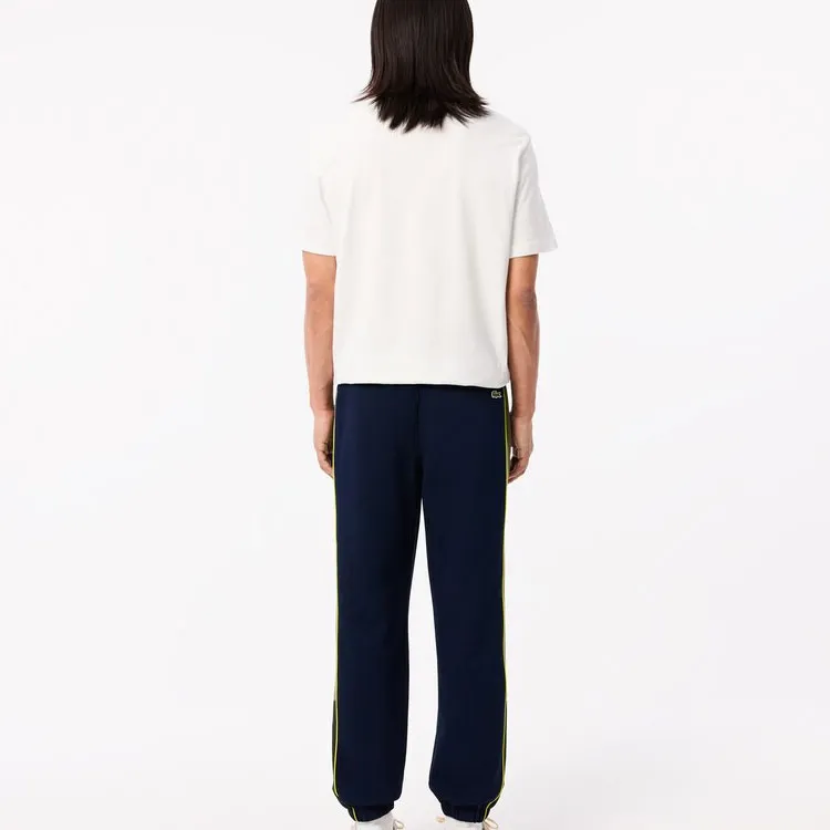 LACOSTE Knitted Sports Pants Men's Marine Blue-3